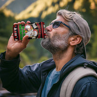 Santa Claus Christmas 4 in 1 Can Cooler Tumbler Xmas Holiday Patterns - Wonder Print Shop