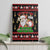 Santa Claus Christmas Canvas Wall Art Xmas Holiday Patterns - Wonder Print Shop