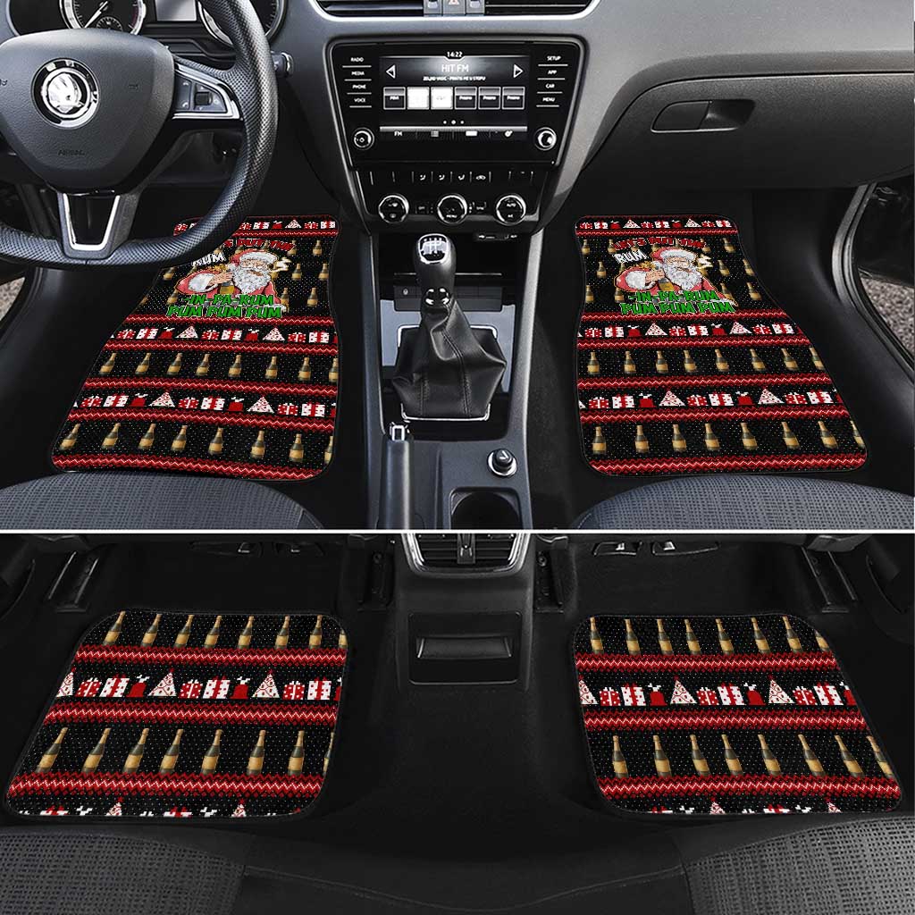 Santa Claus Christmas Car Mats Xmas Holiday Patterns - Wonder Print Shop