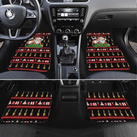 Santa Claus Christmas Car Mats Xmas Holiday Patterns - Wonder Print Shop