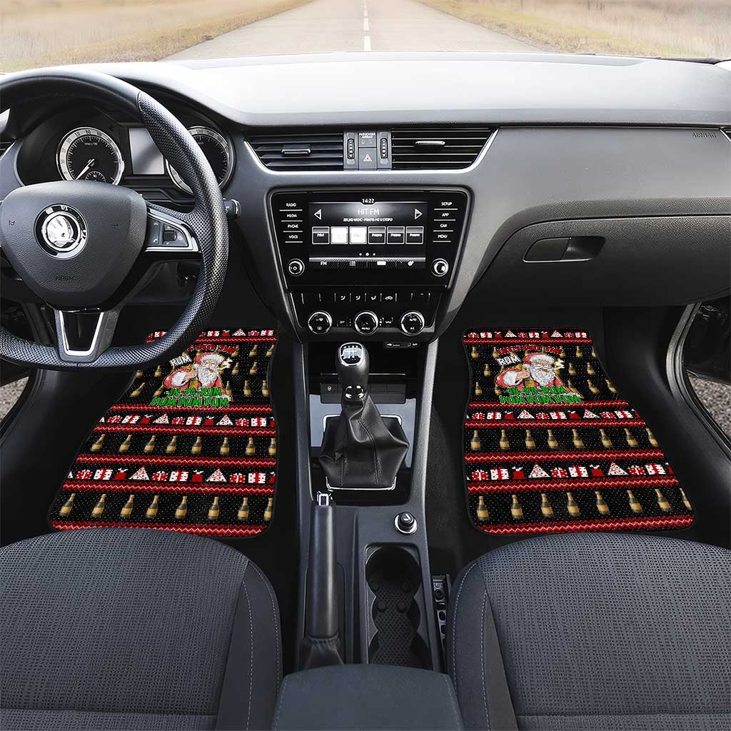 Santa Claus Christmas Car Mats Xmas Holiday Patterns - Wonder Print Shop