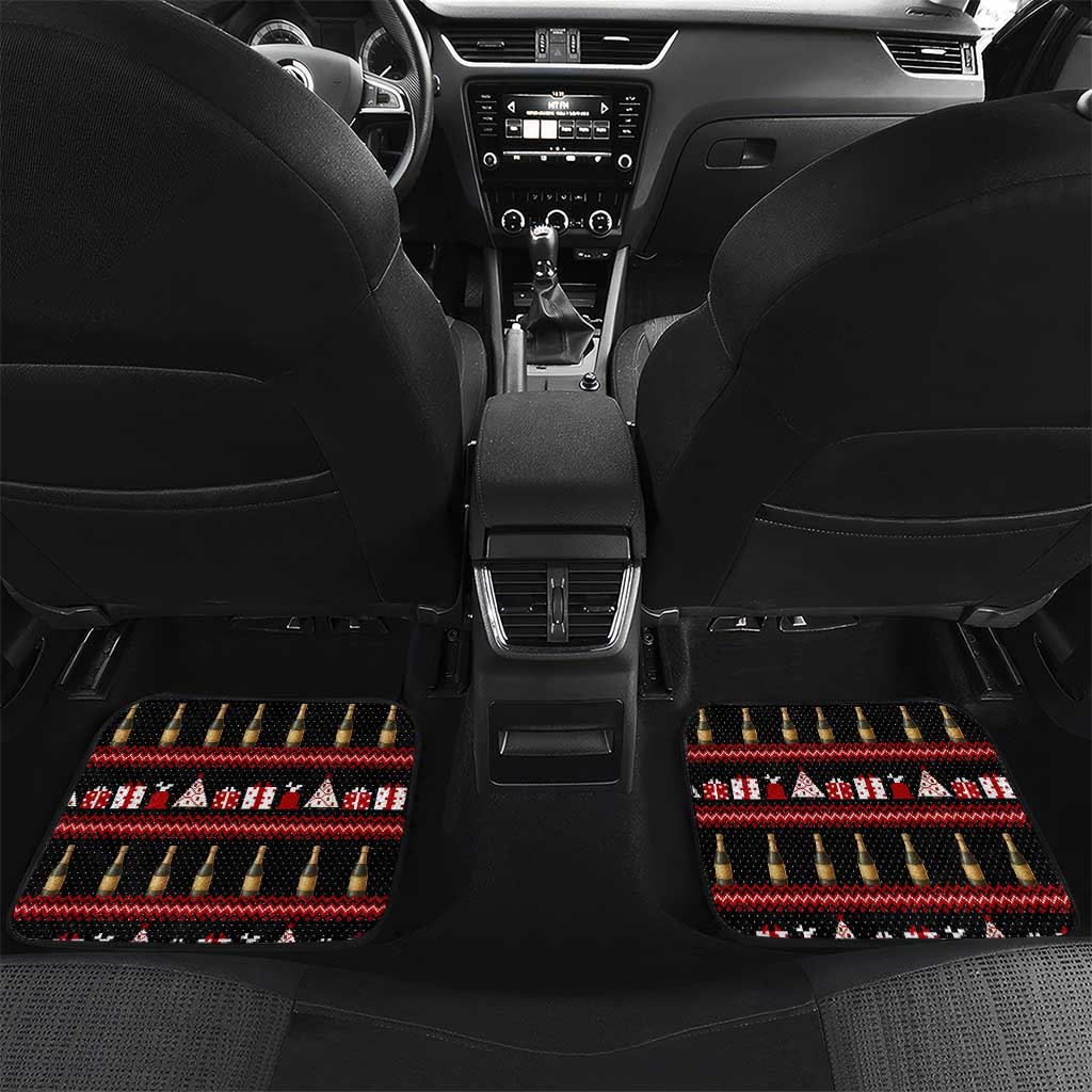 Santa Claus Christmas Car Mats Xmas Holiday Patterns - Wonder Print Shop