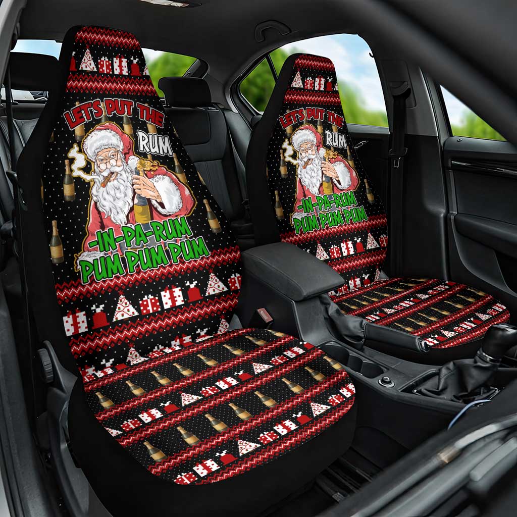 Santa Claus Christmas Car Seat Cover Xmas Holiday Patterns - Wonder Print Shop