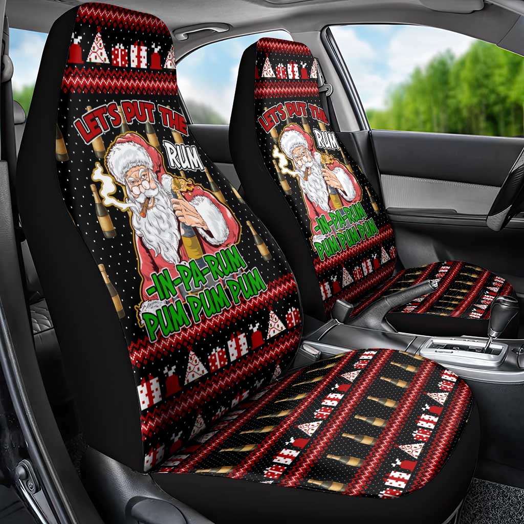 Santa Claus Christmas Car Seat Cover Xmas Holiday Patterns - Wonder Print Shop
