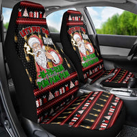Santa Claus Christmas Car Seat Cover Xmas Holiday Patterns - Wonder Print Shop