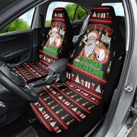 Santa Claus Christmas Car Seat Cover Xmas Holiday Patterns - Wonder Print Shop