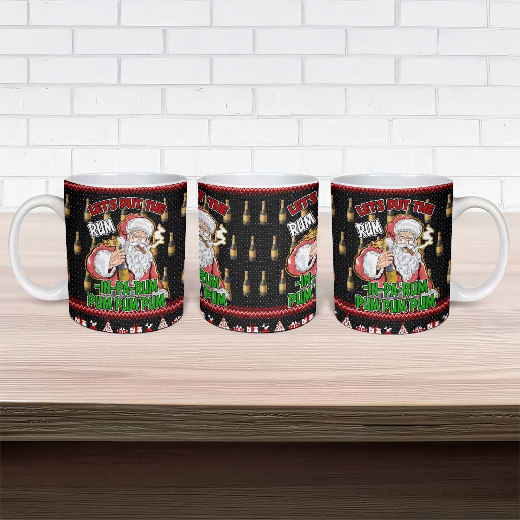 Santa Claus Christmas Ceramic Mug Xmas Holiday Patterns - Wonder Print Shop