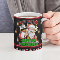 Santa Claus Christmas Ceramic Mug Xmas Holiday Patterns - Wonder Print Shop