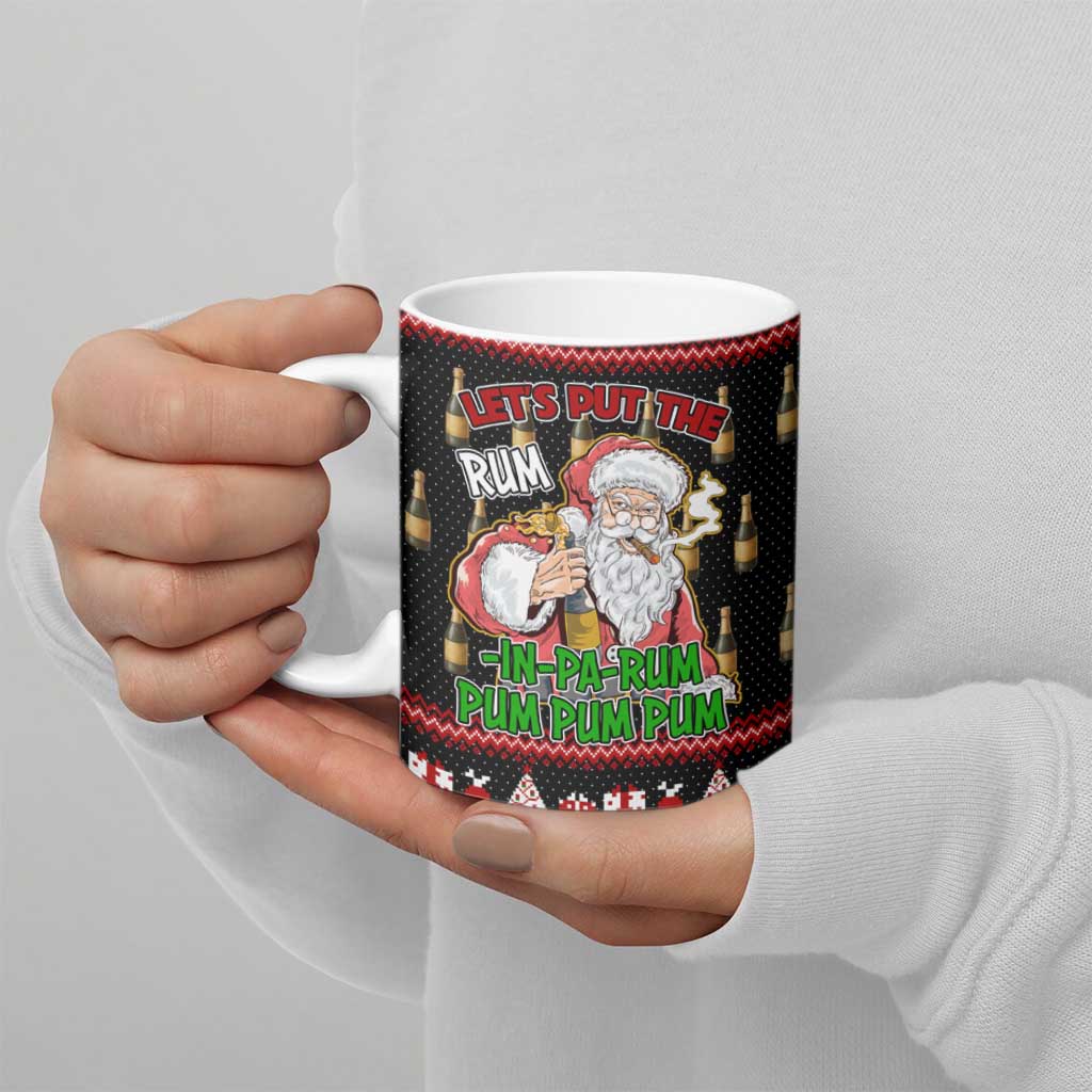 Santa Claus Christmas Ceramic Mug Xmas Holiday Patterns - Wonder Print Shop