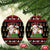 Santa Claus Christmas Ceramic Ornament Xmas Holiday Patterns - Wonder Print Shop