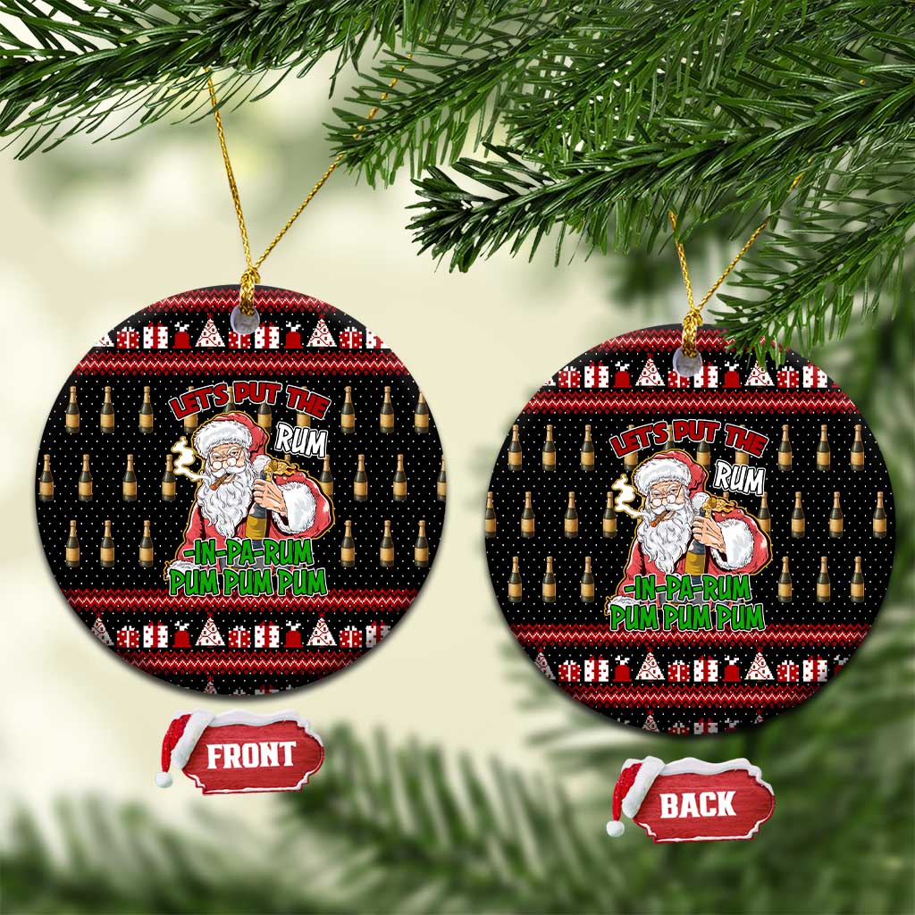 Santa Claus Christmas Ceramic Ornament Xmas Holiday Patterns - Wonder Print Shop