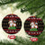 Santa Claus Christmas Ceramic Ornament Xmas Holiday Patterns - Wonder Print Shop