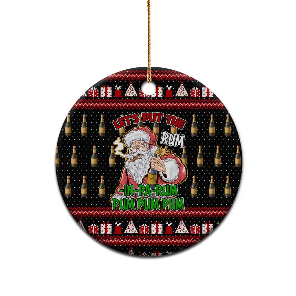 Santa Claus Christmas Ceramic Ornament Xmas Holiday Patterns - Wonder Print Shop
