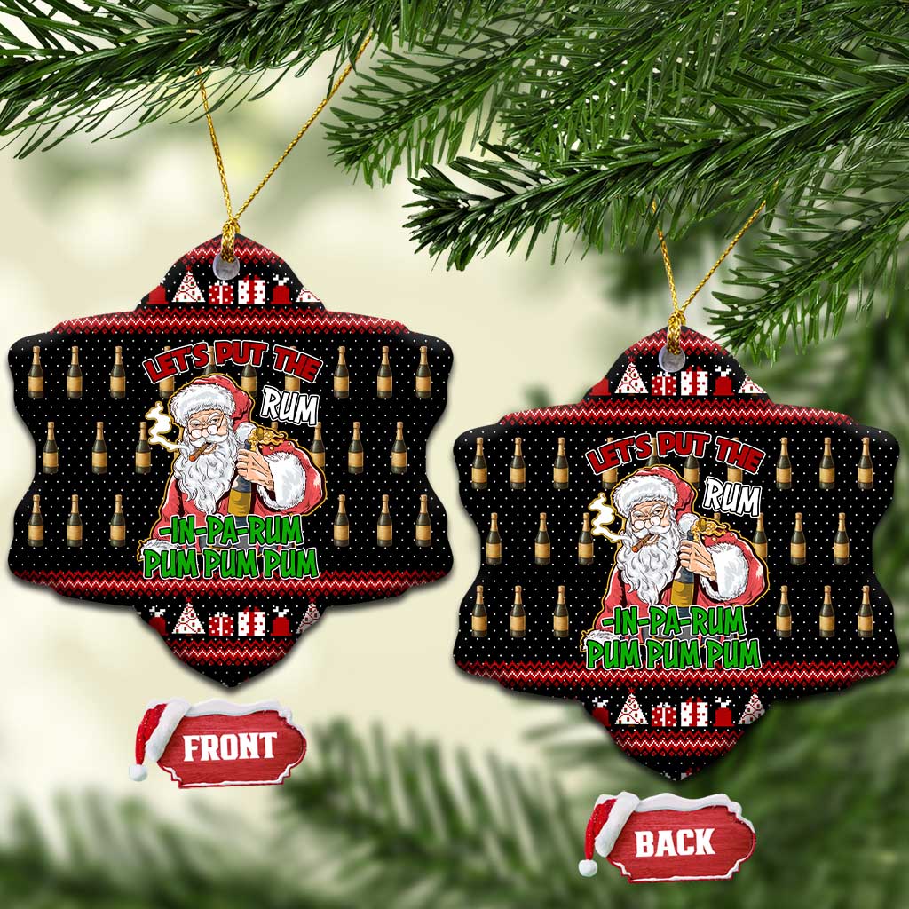 Santa Claus Christmas Ceramic Ornament Xmas Holiday Patterns - Wonder Print Shop