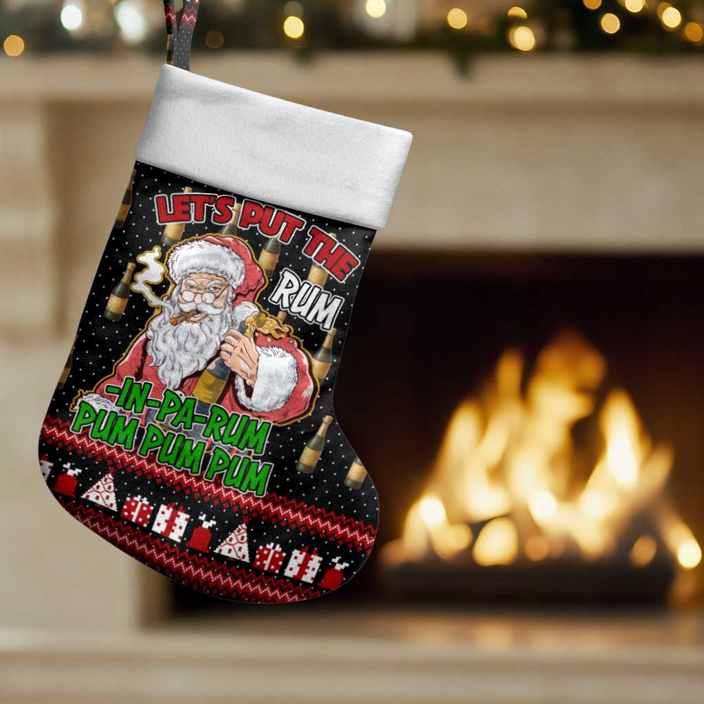 Santa Claus Christmas Stocking Xmas Holiday Patterns - Wonder Print Shop