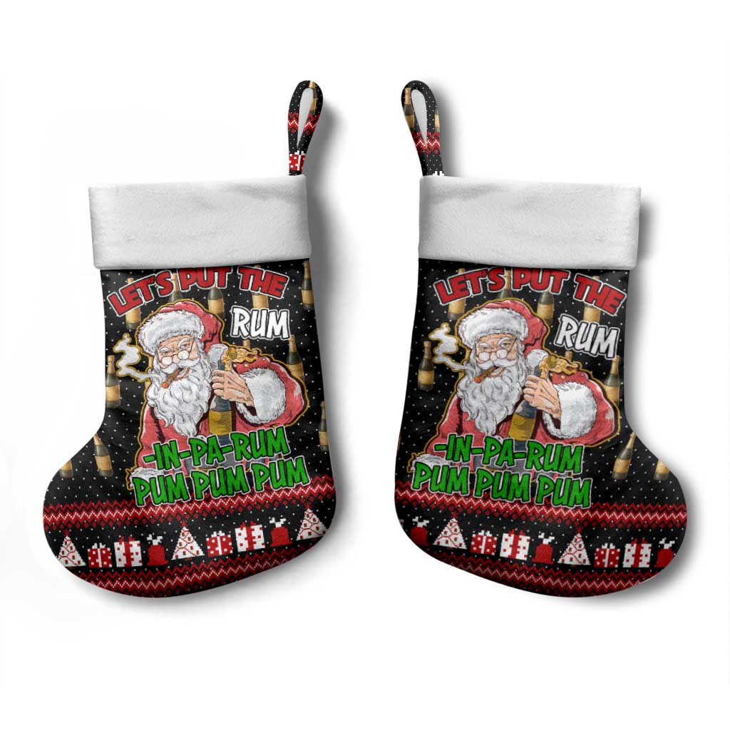 Santa Claus Christmas Stocking Xmas Holiday Patterns - Wonder Print Shop