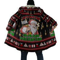 Santa Claus Christmas Cloak Xmas Holiday Patterns - Wonder Print Shop