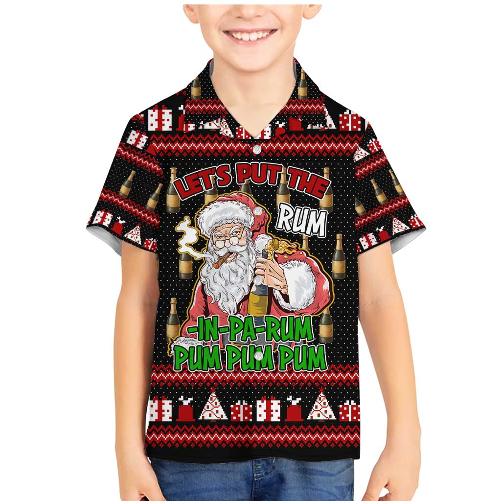 Santa Claus Christmas Family Matching Mermaid Dress and Hawaiian Shirt Xmas Holiday Patterns - Wonder Print Shop