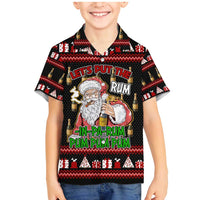 Santa Claus Christmas Family Matching Mermaid Dress and Hawaiian Shirt Xmas Holiday Patterns - Wonder Print Shop