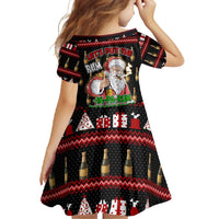 Santa Claus Christmas Family Matching Off Shoulder Maxi Dress and Hawaiian Shirt Xmas Holiday Patterns - Wonder Print Shop