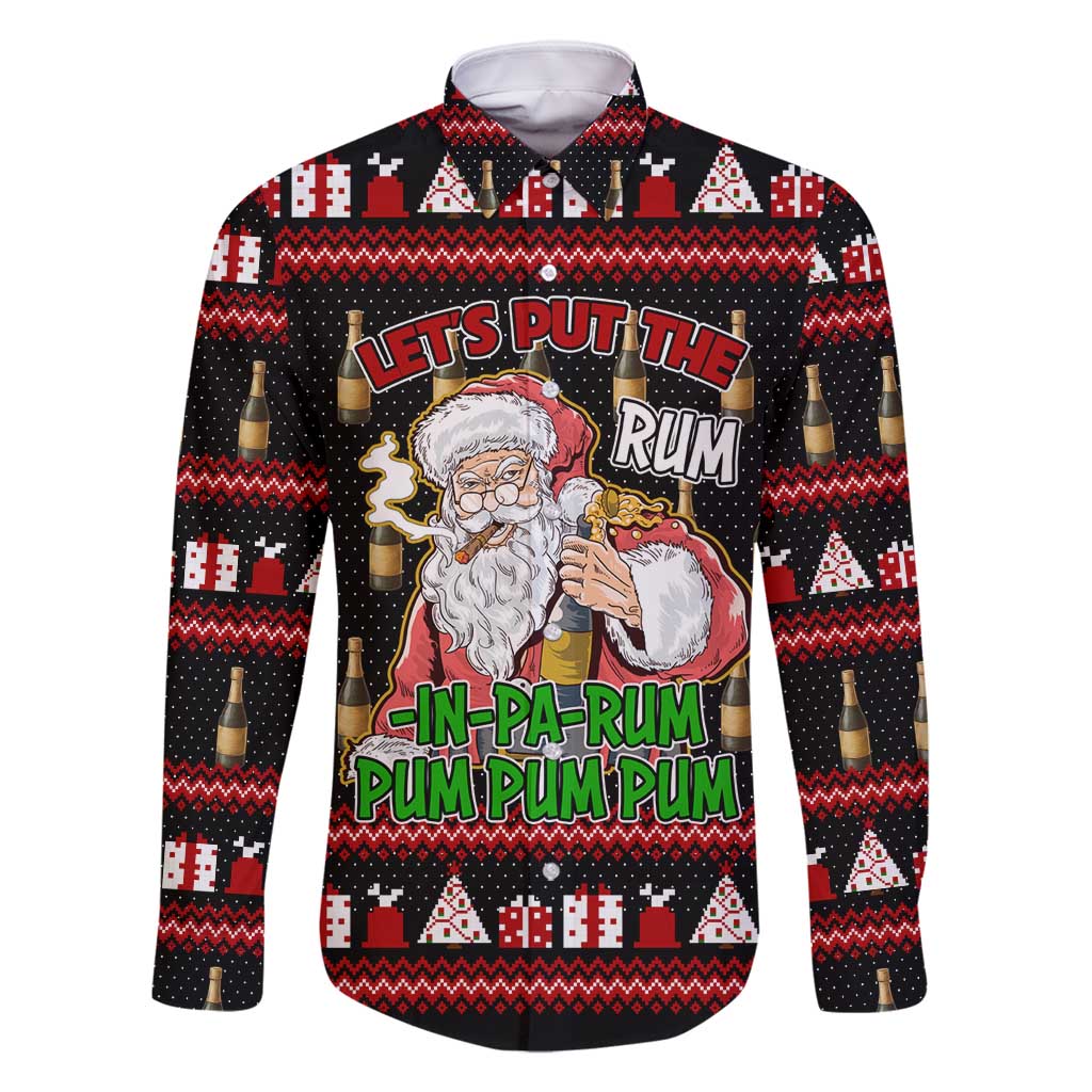 Santa Claus Christmas Family Matching Off Shoulder Maxi Dress and Hawaiian Shirt Xmas Holiday Patterns - Wonder Print Shop