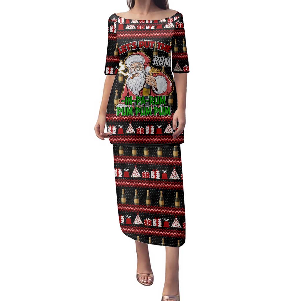 Santa Claus Christmas Family Matching Puletasi and Hawaiian Shirt Xmas Holiday Patterns - Wonder Print Shop