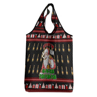 Santa Claus Christmas Grocery Bag Xmas Holiday Patterns - Wonder Print Shop