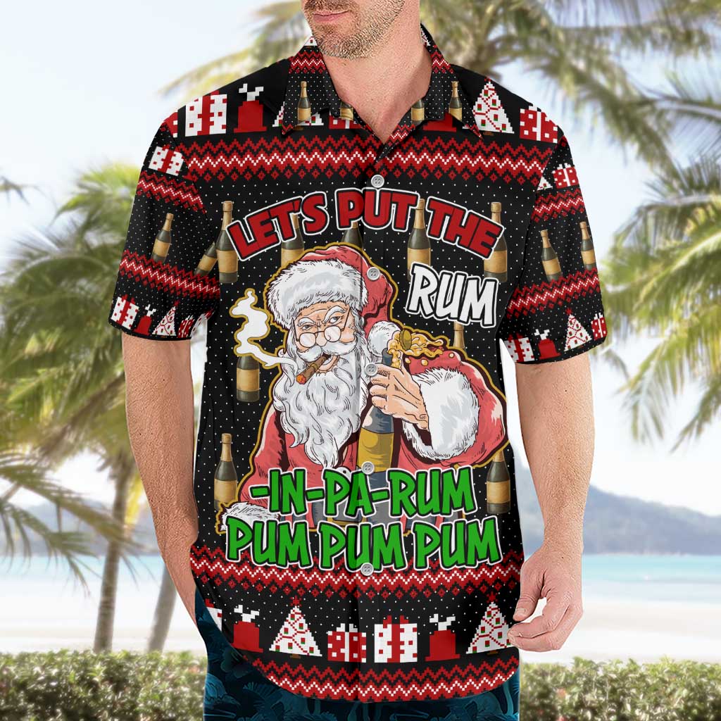 Santa Claus Christmas Hawaiian Shirt Xmas Holiday Patterns - Wonder Print Shop