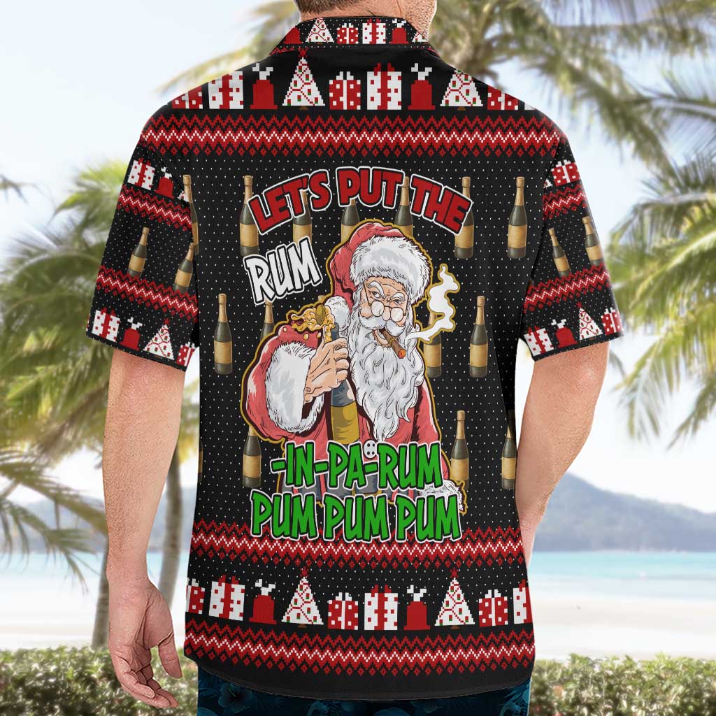 Santa Claus Christmas Hawaiian Shirt Xmas Holiday Patterns - Wonder Print Shop