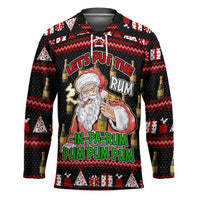 Santa Claus Christmas Hockey Jersey Xmas Holiday Patterns - Wonder Print Shop