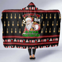 Santa Claus Christmas Hooded Blanket Xmas Holiday Patterns - Wonder Print Shop