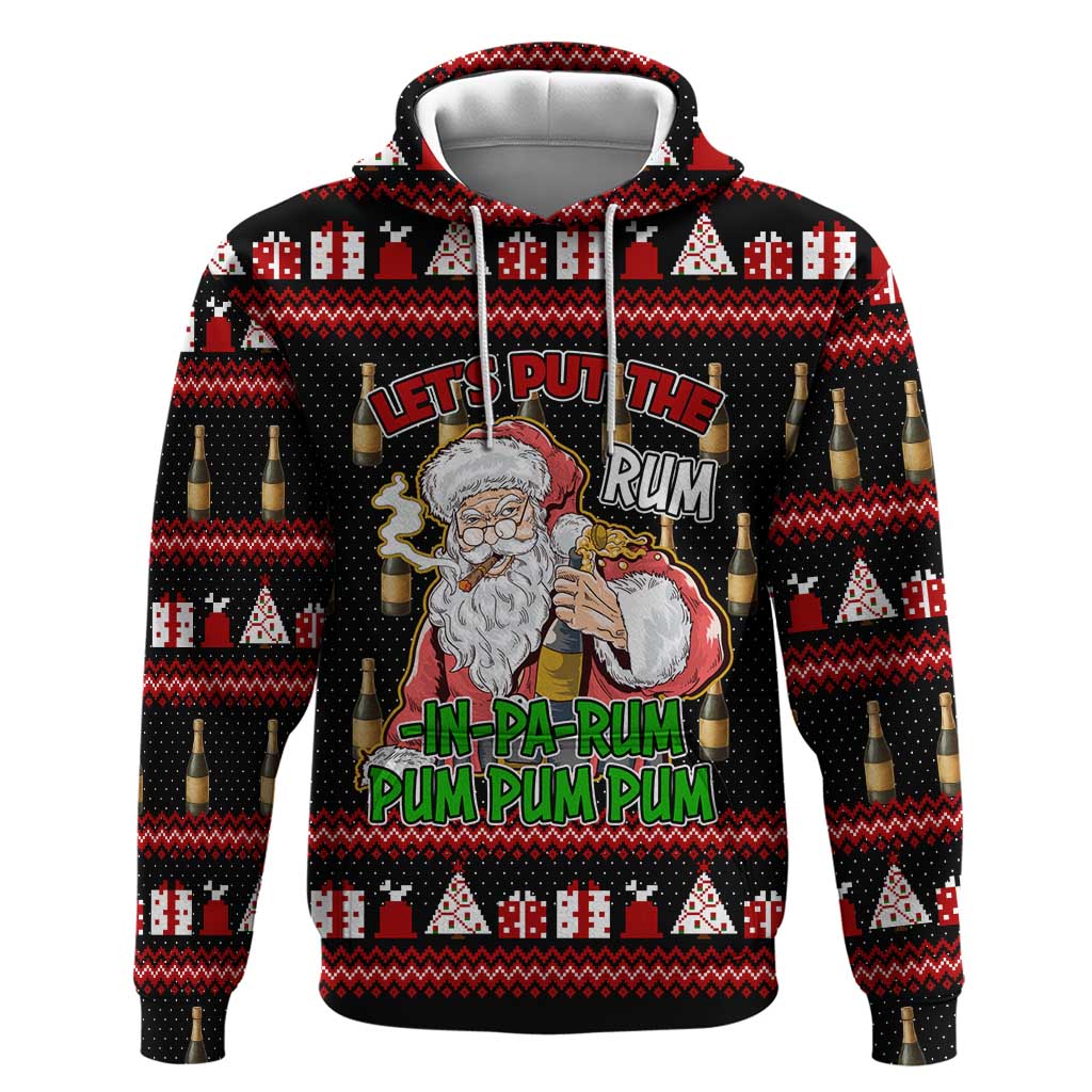 Santa Claus Christmas Hoodie Xmas Holiday Patterns - Wonder Print Shop