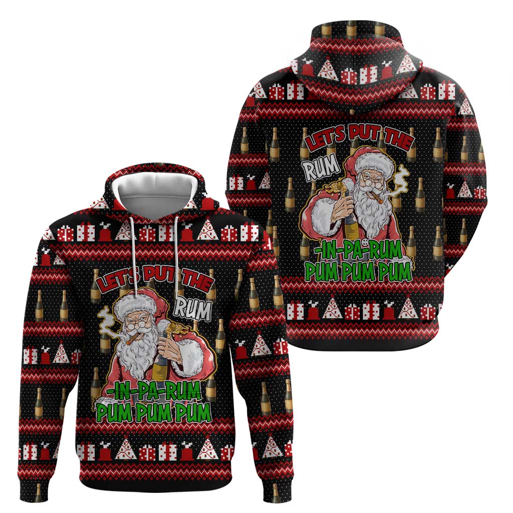Santa Claus Christmas Hoodie Xmas Holiday Patterns - Wonder Print Shop
