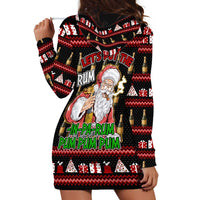Santa Claus Christmas Hoodie Dress Xmas Holiday Patterns - Wonder Print Shop