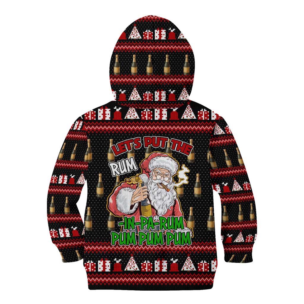 Santa Claus Christmas Kid Hoodie Xmas Holiday Patterns - Wonder Print Shop