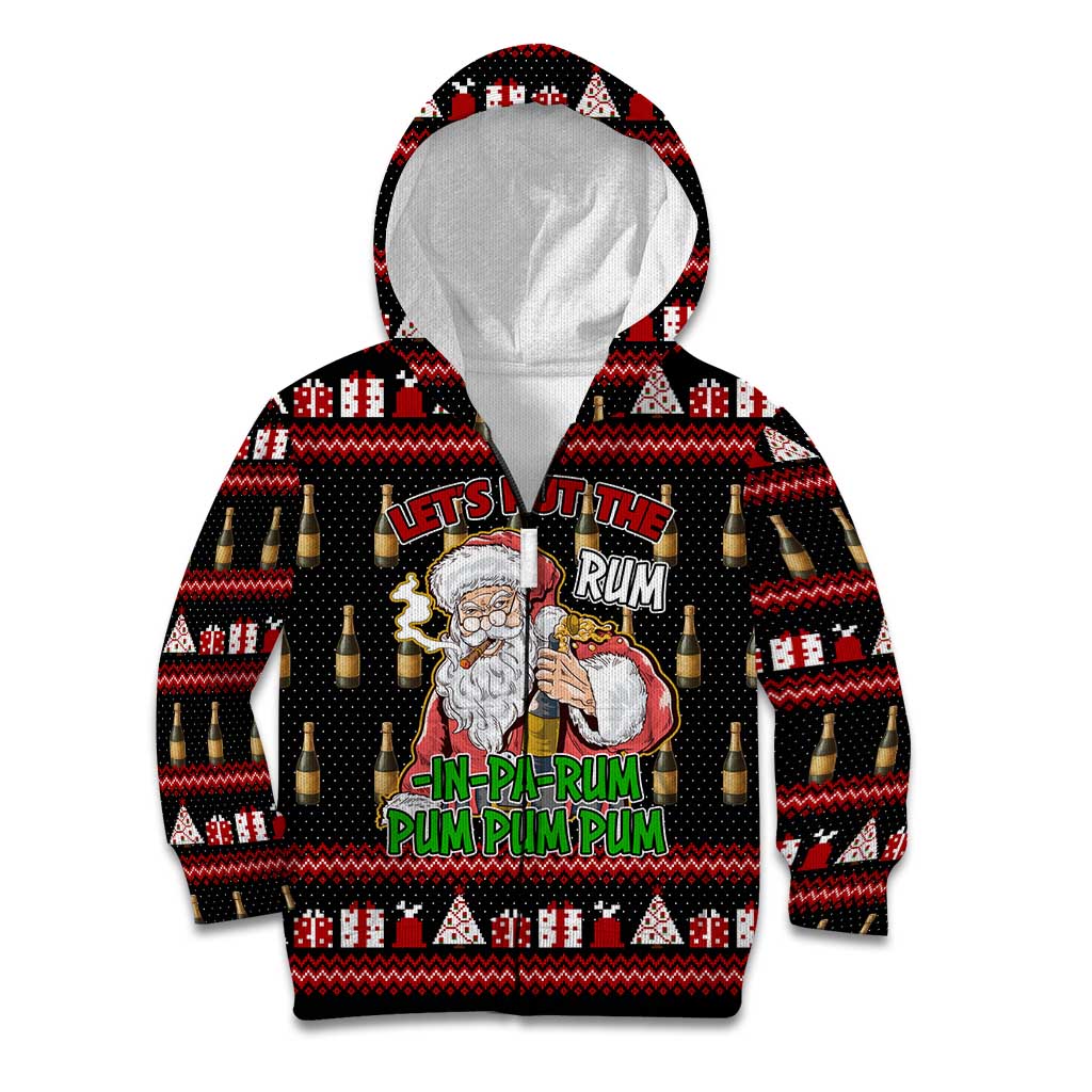 Santa Claus Christmas Kid Hoodie Xmas Holiday Patterns - Wonder Print Shop
