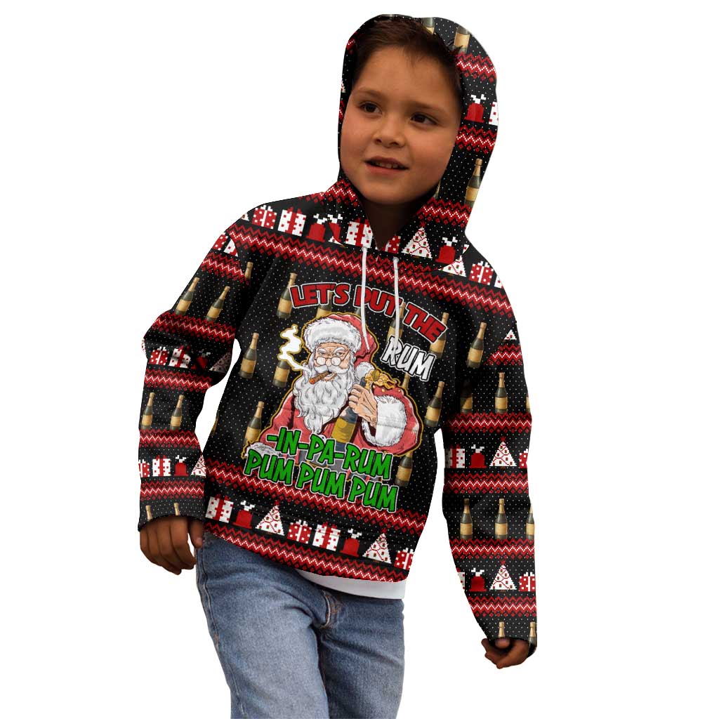 Santa Claus Christmas Kid Hoodie Xmas Holiday Patterns - Wonder Print Shop