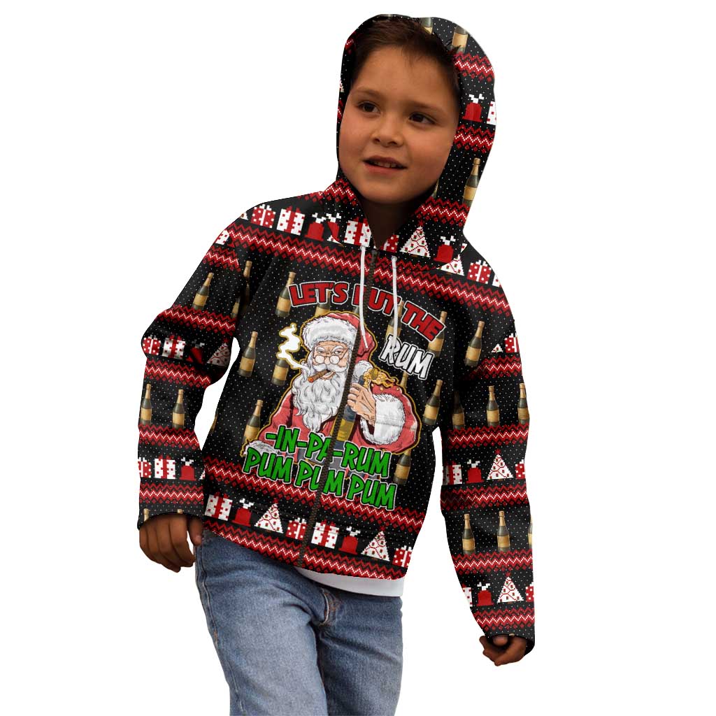 Santa Claus Christmas Kid Hoodie Xmas Holiday Patterns - Wonder Print Shop