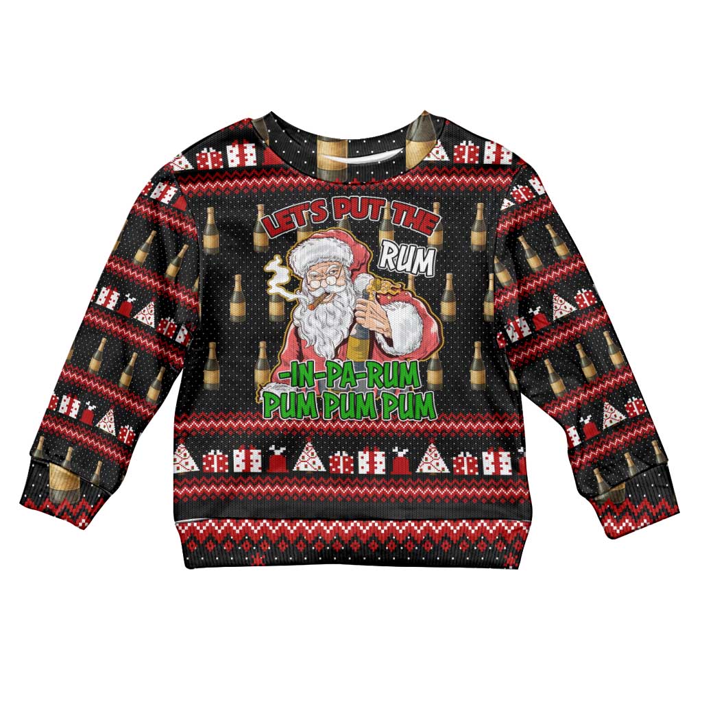 Santa Claus Christmas Kid Ugly Christmas Sweater Xmas Holiday Patterns - Wonder Print Shop