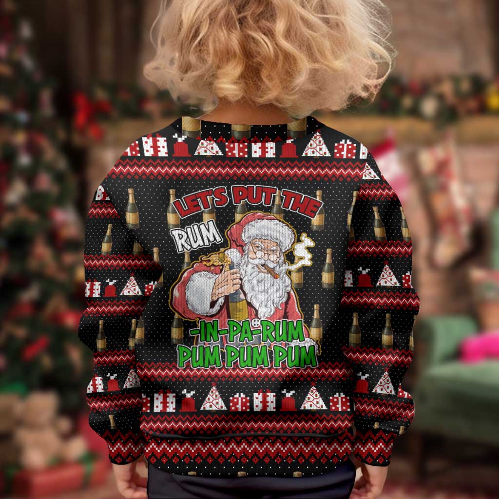 Santa Claus Christmas Kid Ugly Christmas Sweater Xmas Holiday Patterns - Wonder Print Shop