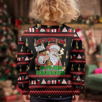 Santa Claus Christmas Kid Ugly Christmas Sweater Xmas Holiday Patterns - Wonder Print Shop