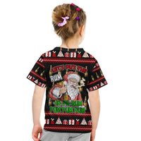 Santa Claus Christmas Kid T Shirt Xmas Holiday Patterns - Wonder Print Shop