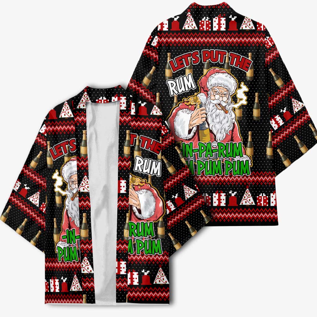 Santa Claus Christmas Kimono Xmas Holiday Patterns - Wonder Print Shop
