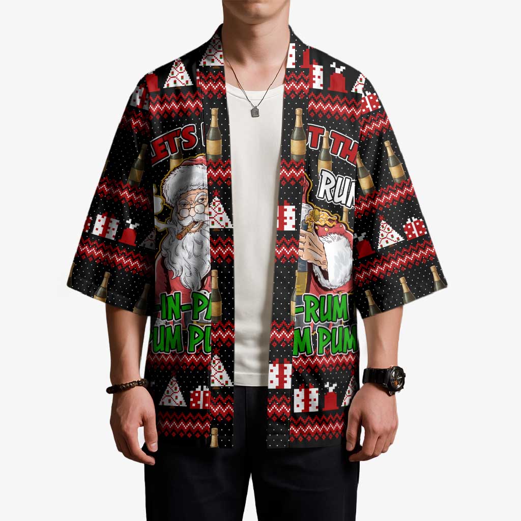 Santa Claus Christmas Kimono Xmas Holiday Patterns - Wonder Print Shop