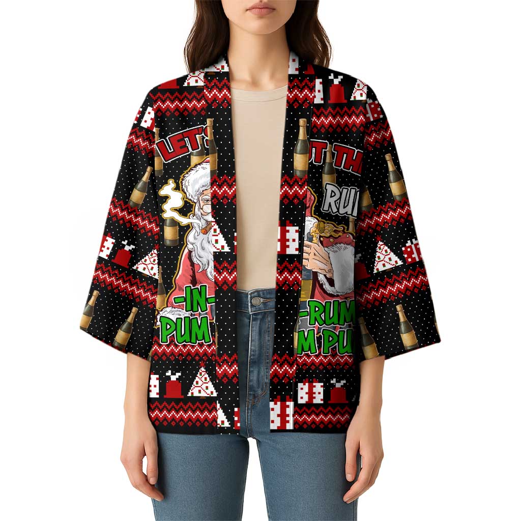 Santa Claus Christmas Kimono Xmas Holiday Patterns - Wonder Print Shop