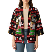 Santa Claus Christmas Kimono Xmas Holiday Patterns - Wonder Print Shop