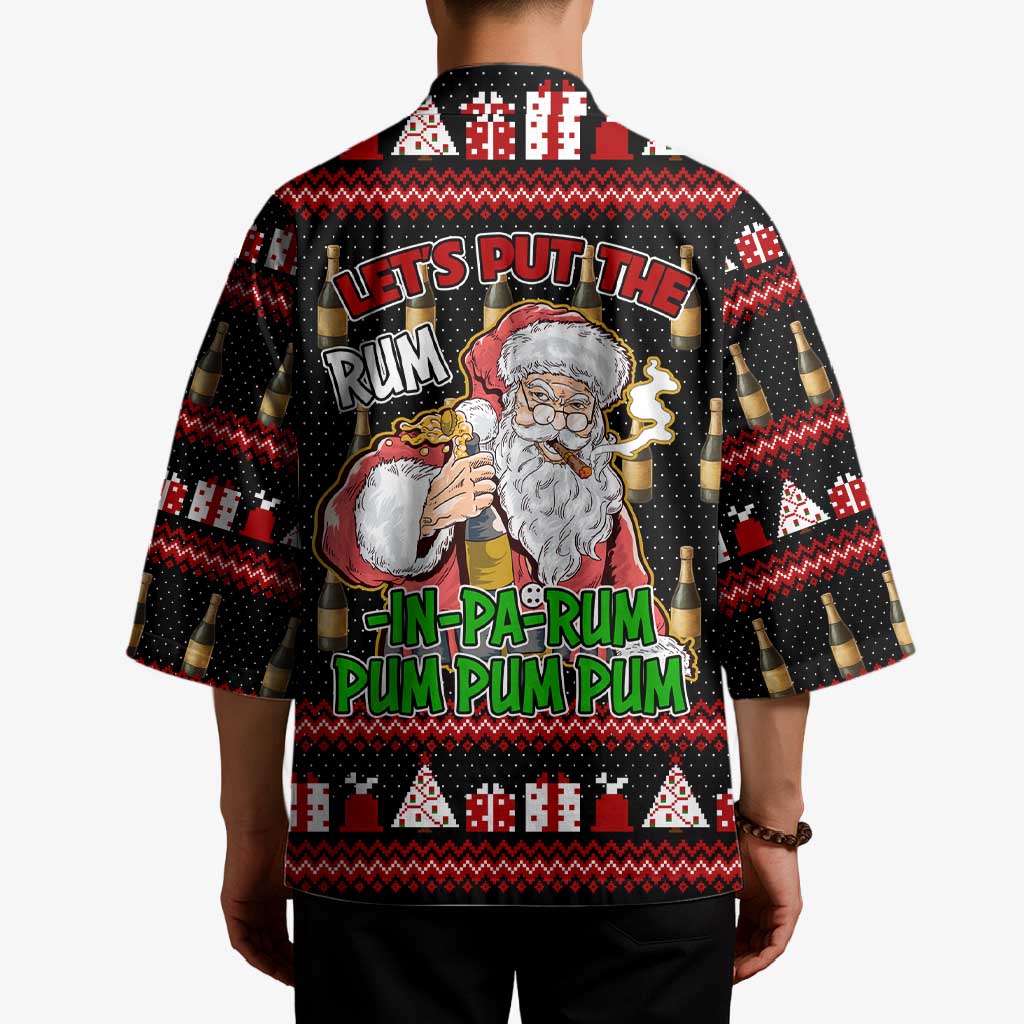 Santa Claus Christmas Kimono Xmas Holiday Patterns - Wonder Print Shop