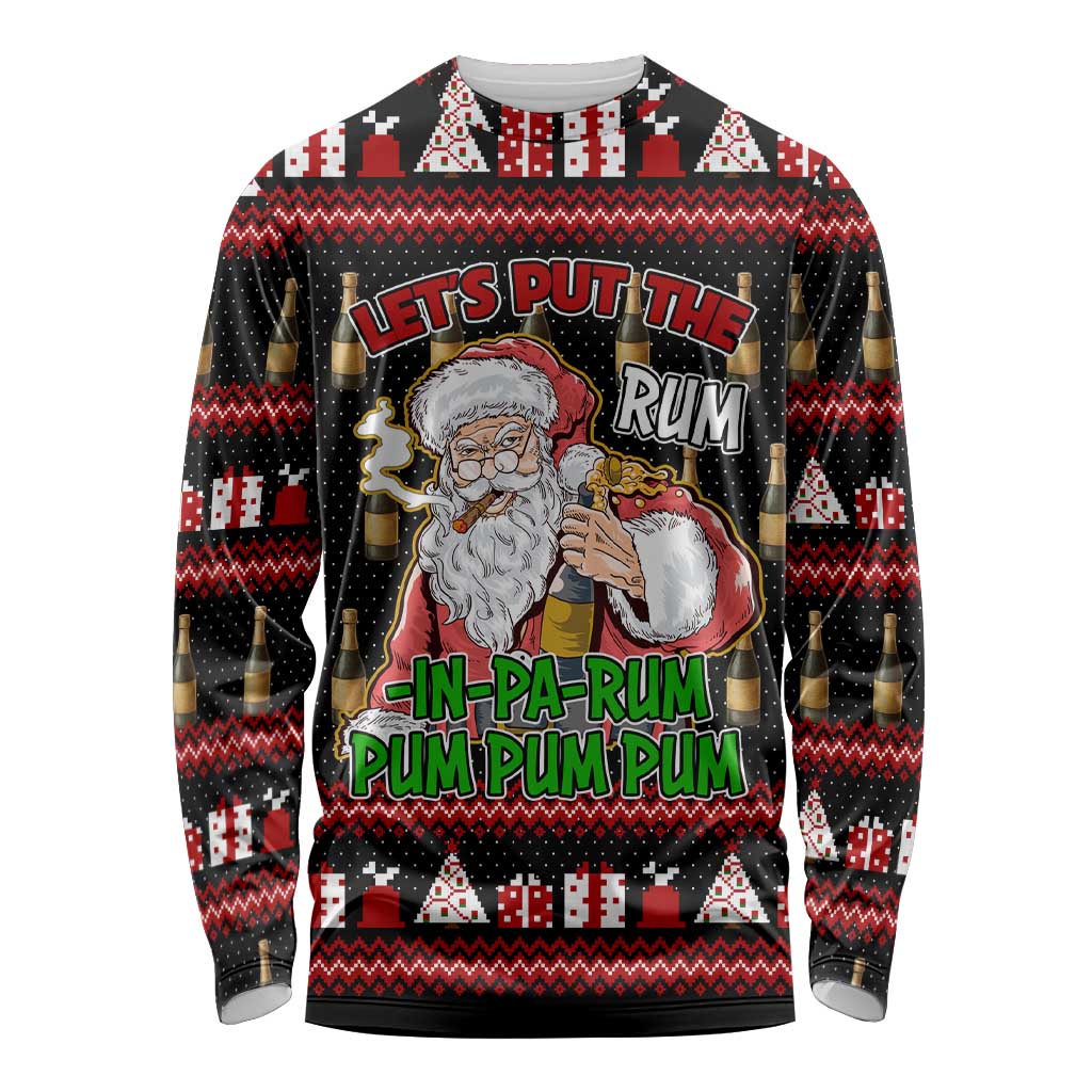 Santa Claus Christmas Long Sleeve Shirt Xmas Holiday Patterns - Wonder Print Shop