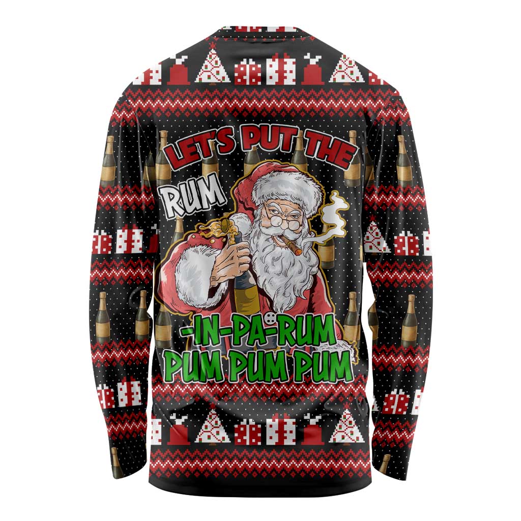 Santa Claus Christmas Long Sleeve Shirt Xmas Holiday Patterns - Wonder Print Shop