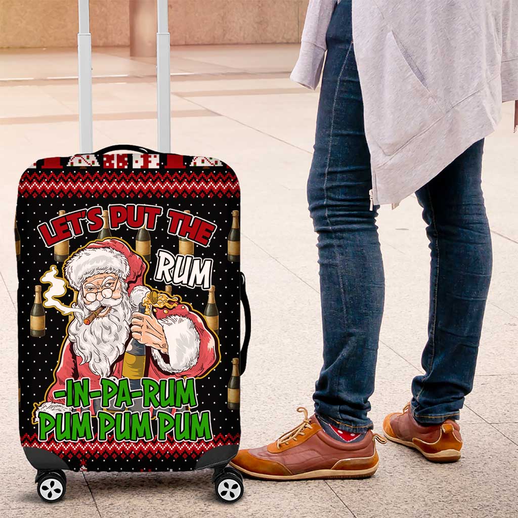 Santa Claus Christmas Luggage Cover Xmas Holiday Patterns - Wonder Print Shop
